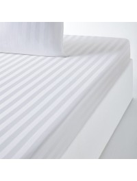 Striped hotel sheet