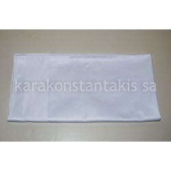 White Satin band table covers